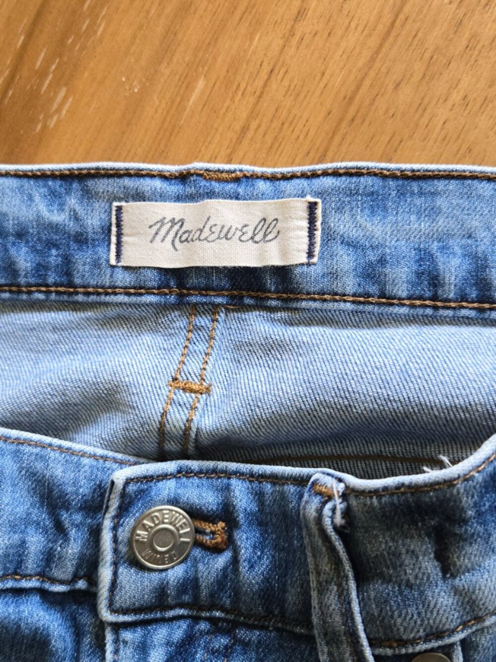 madewell | light wash high rise skinny jeans | size 27 - Picture 2 of 6